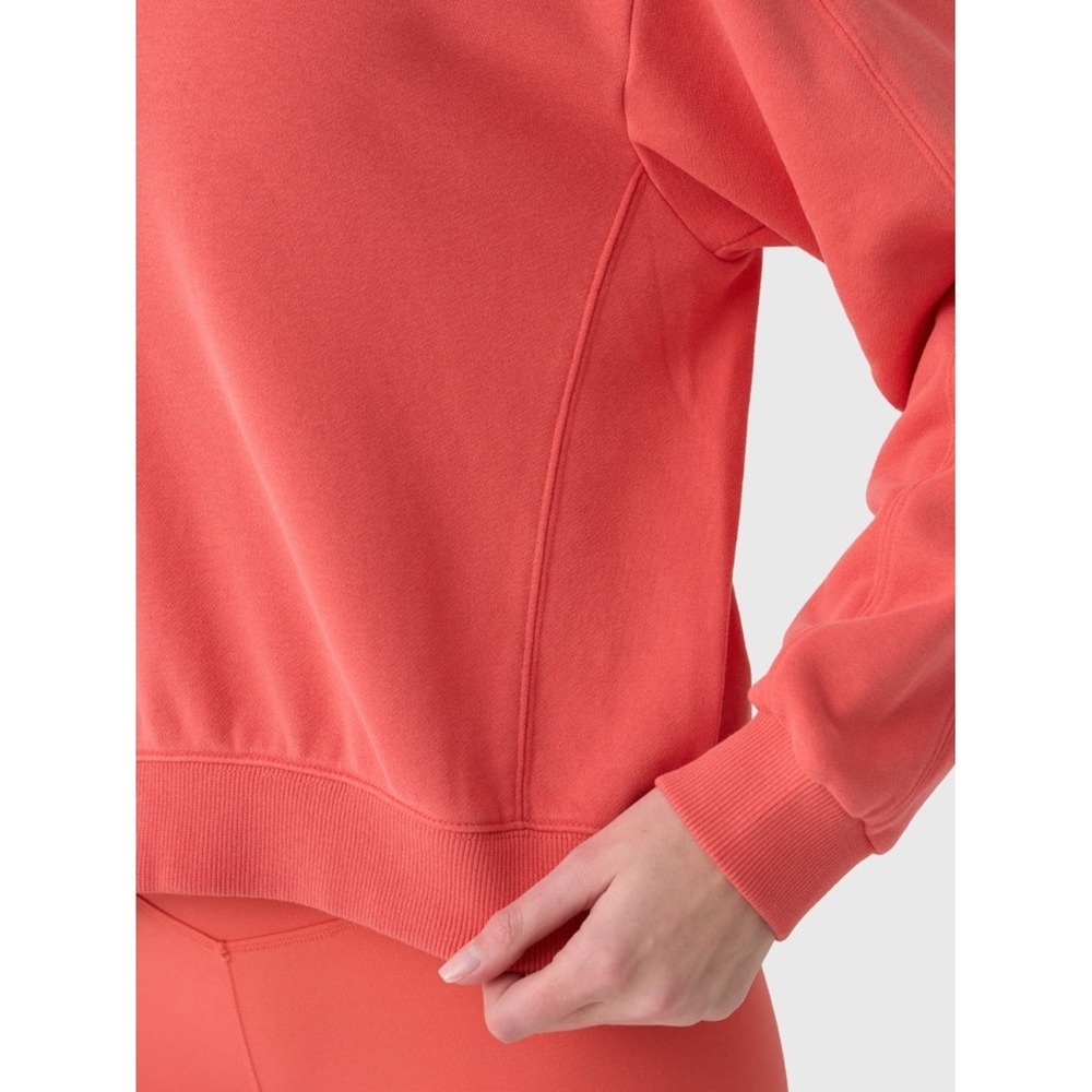 NWT Vuori Women's Sedona Seams Crew XS Bright Coral VW2068 - Picture 7 of 12